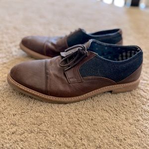 Ben Sherman Men's Birk Cap Toe Oxford